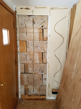 Illustration for article titled I was just going to pull the panel and finish the drywall